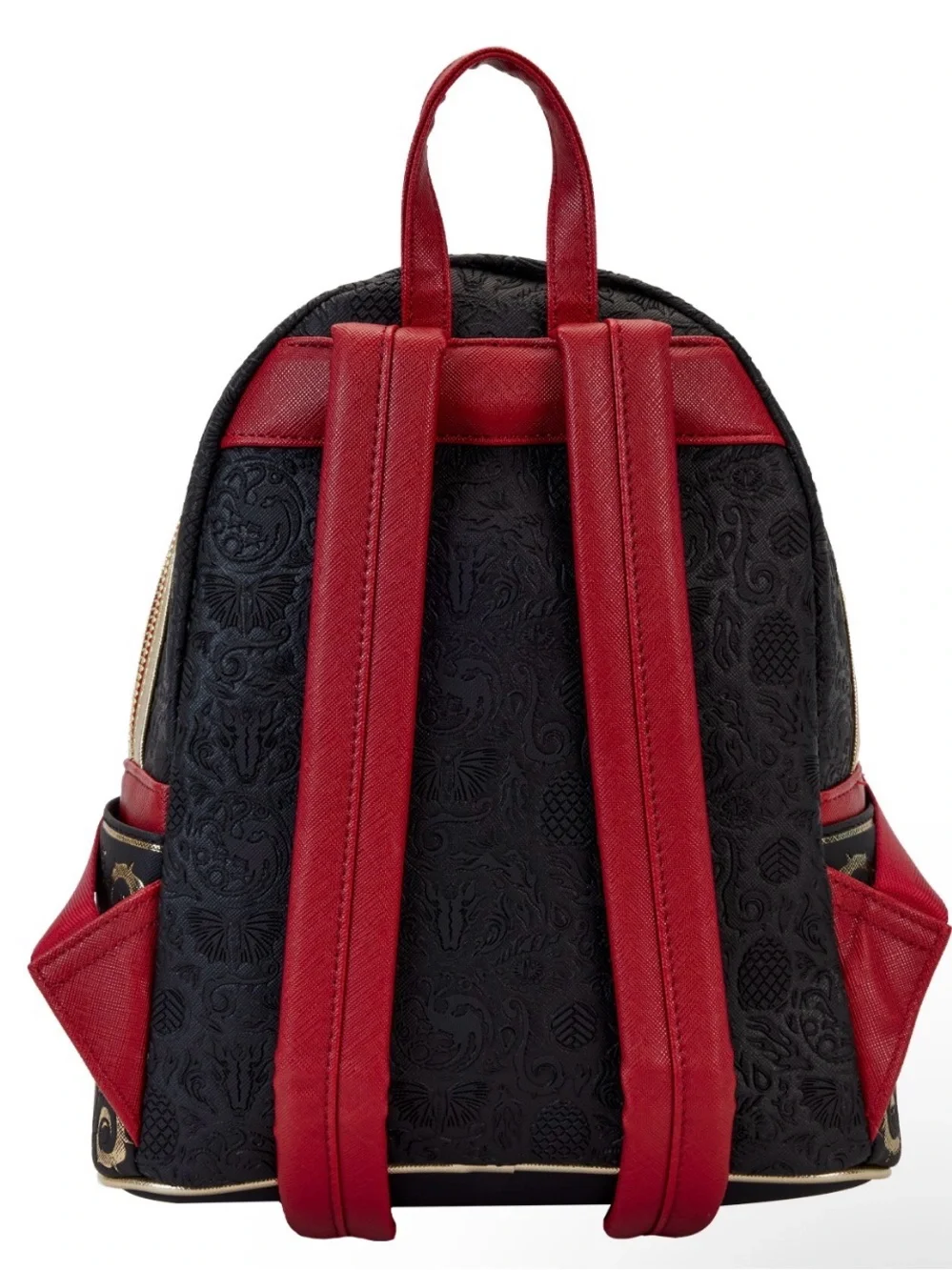 Loungefly House of Dragon House Targaryen AOP Black Sigil Mini Backpack NWT